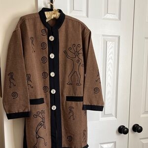 Boho tunic coat